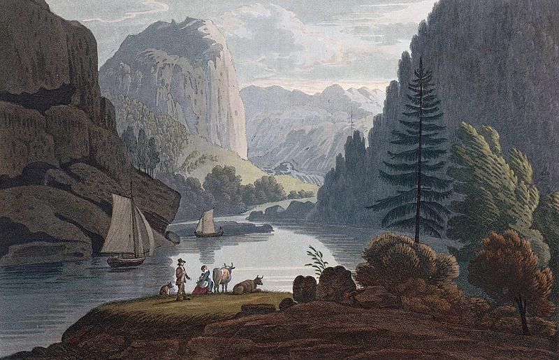 John William Edy Lake Lenongen oil painting picture